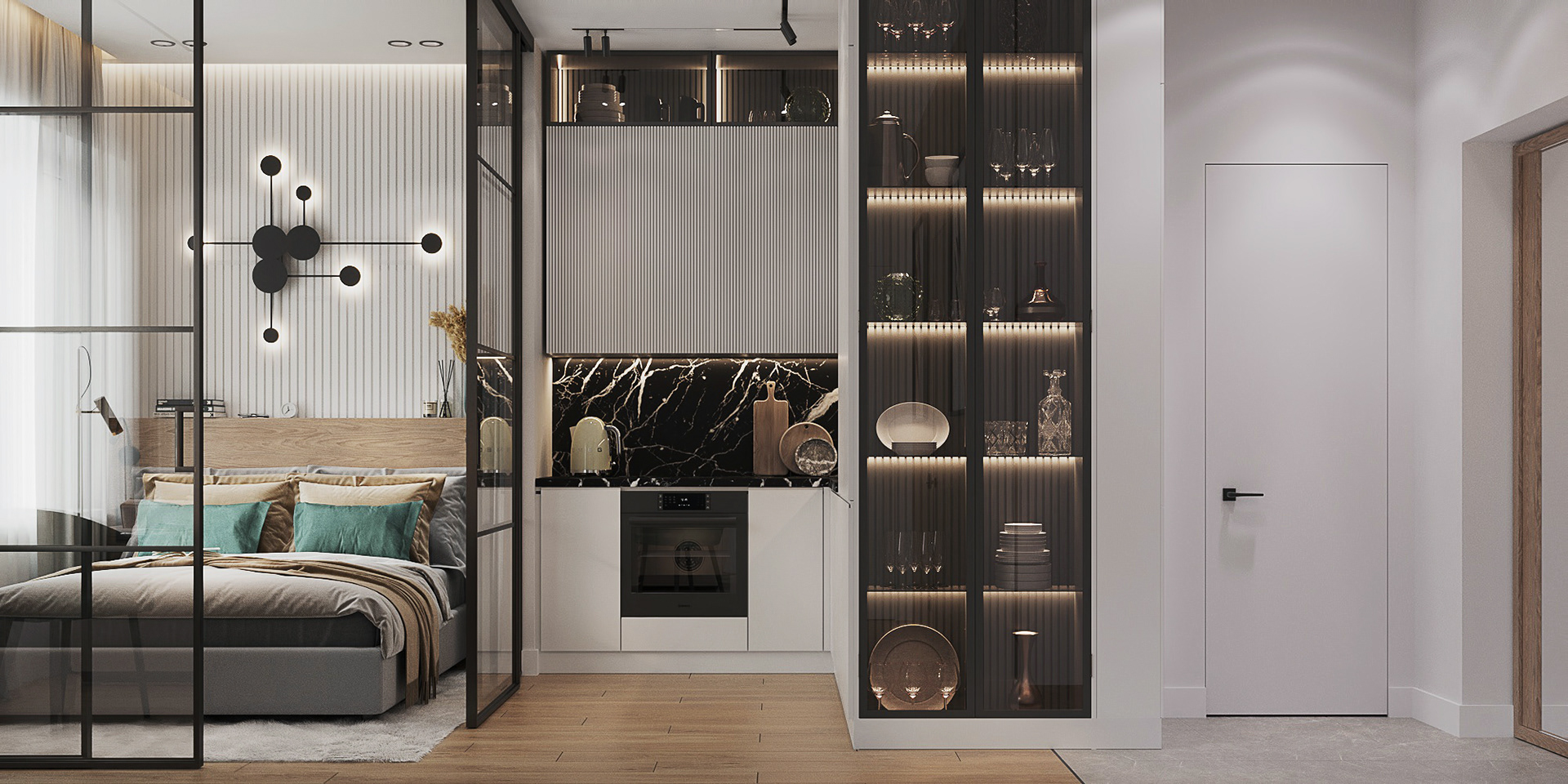 莫斯科“Fresh”住宅综合体小公寓丨俄罗斯莫斯科丨ksinteriors-15