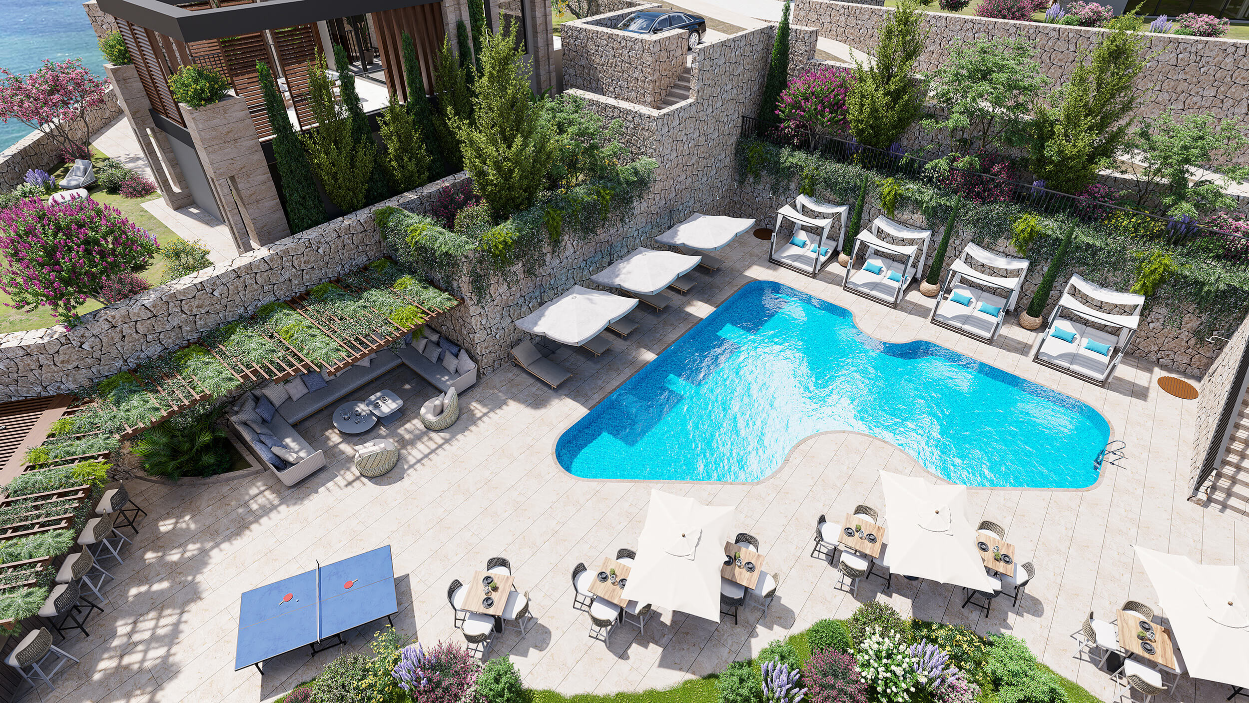 悬崖之上的豪华绿洲·Skygarden Villas丨土耳其丨Quark-19