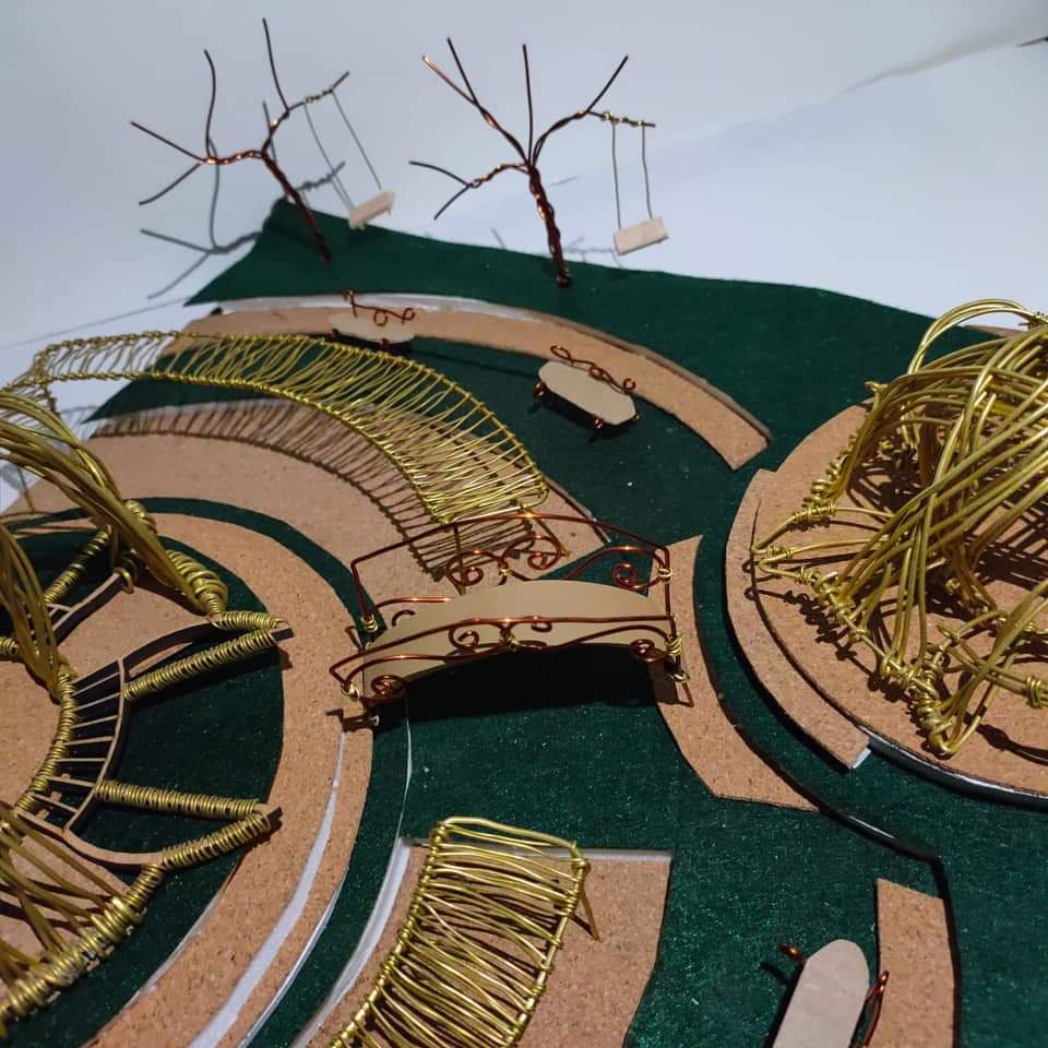 Architectural wire maquette-7