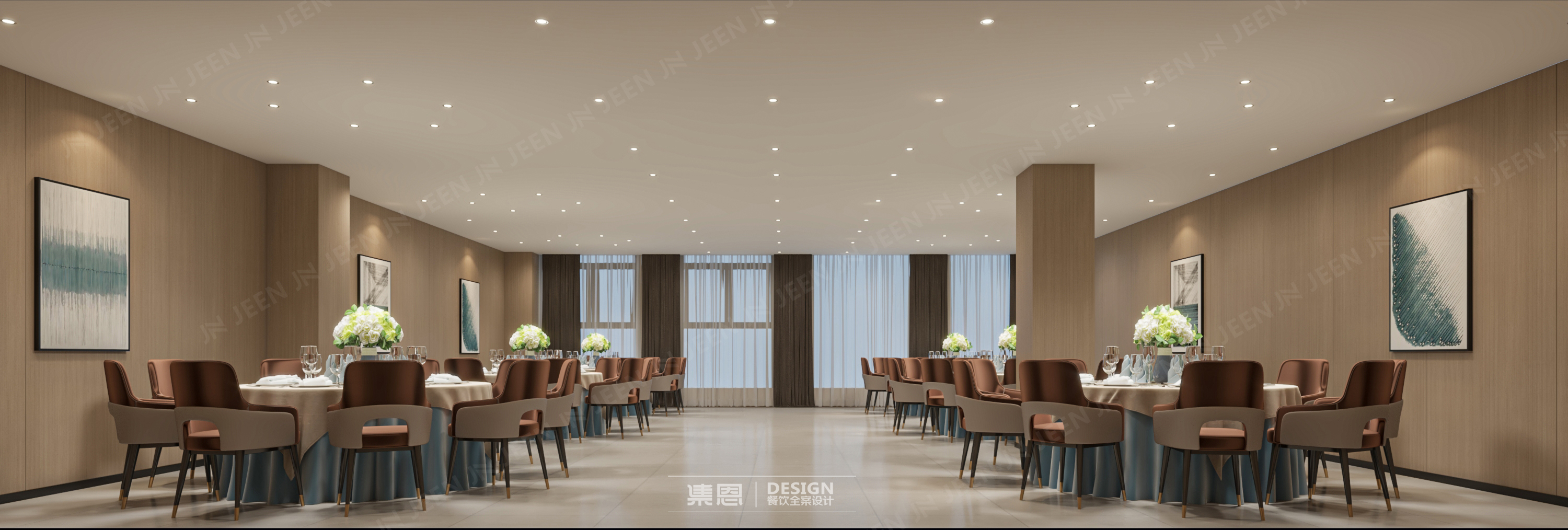 农湘记·湘菜馆丨中国郑州丨集恩餐饮全案设计-19