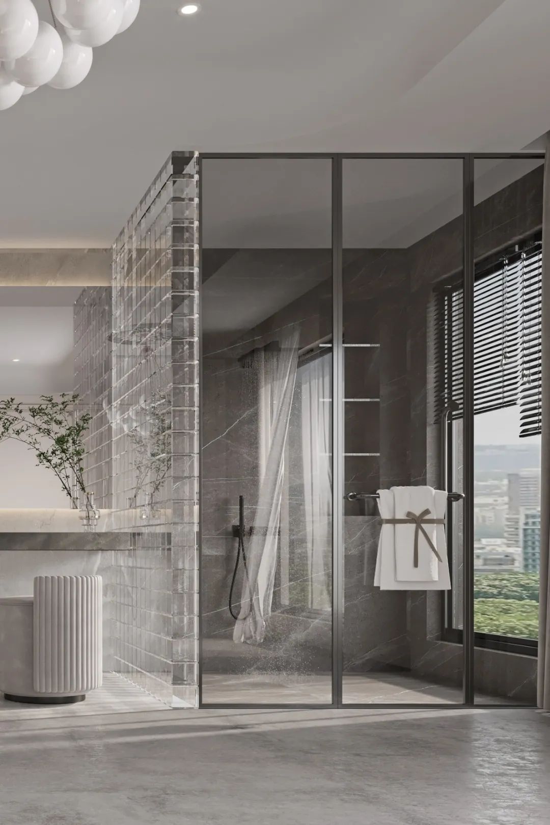 都市理想家,现代轻奢风大平层设计案例解析丨布尔空间设计-226