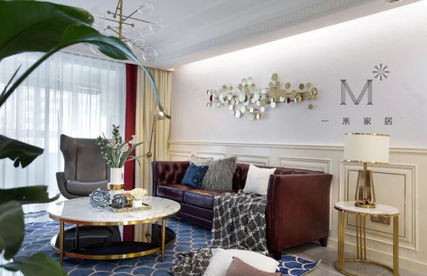 京城豪苑 142 平美式轻奢,复古与现代的完美融合-0