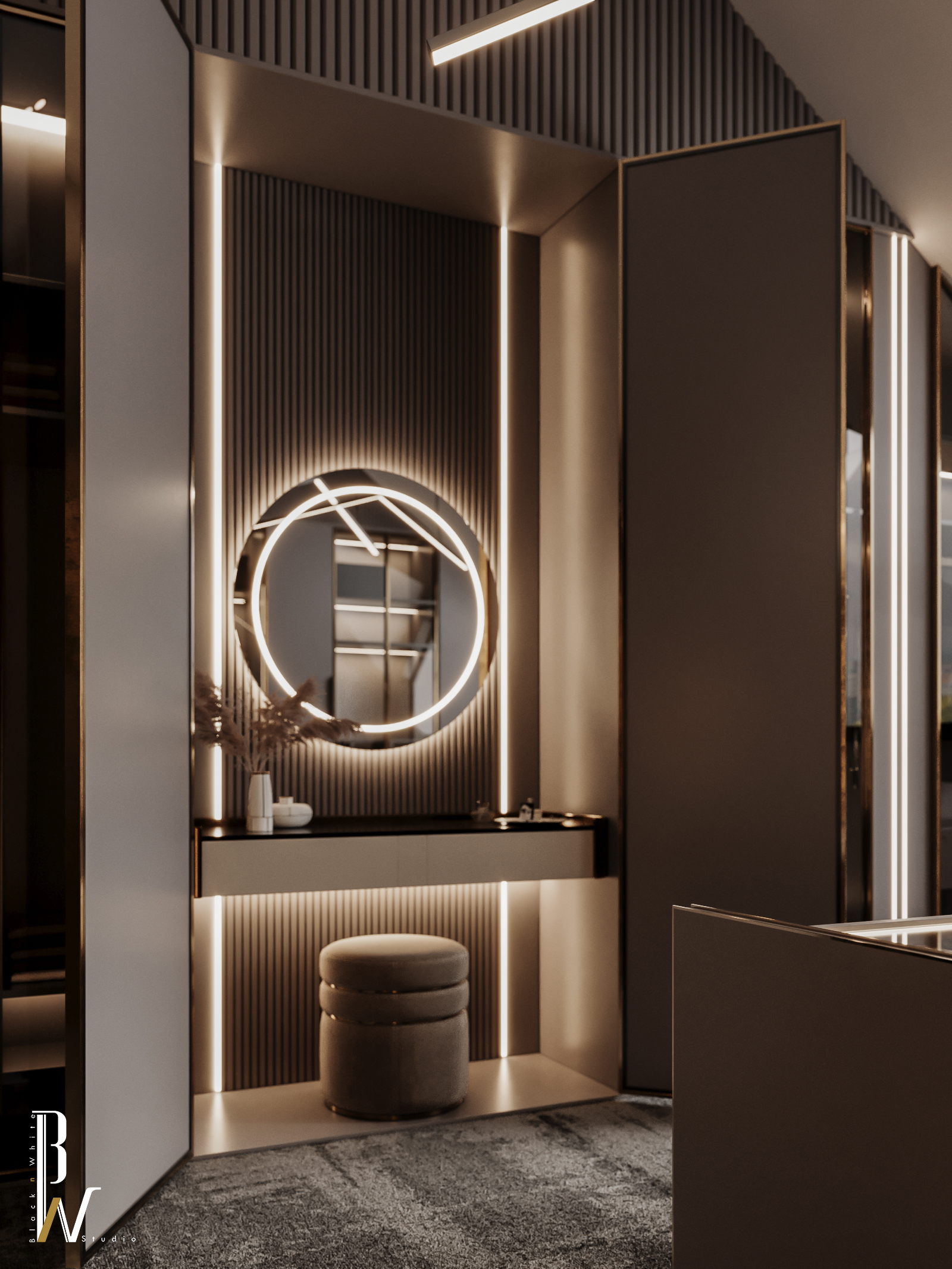 Dressing Room 室内设计丨英国丨Black N White-18