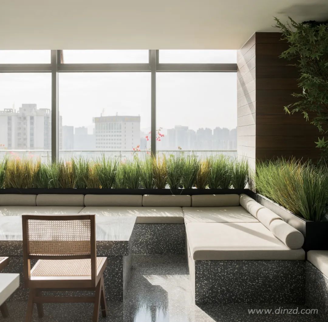 深圳现代办公空间 | 方圆之间，昼夜间流动的时间与空间-26