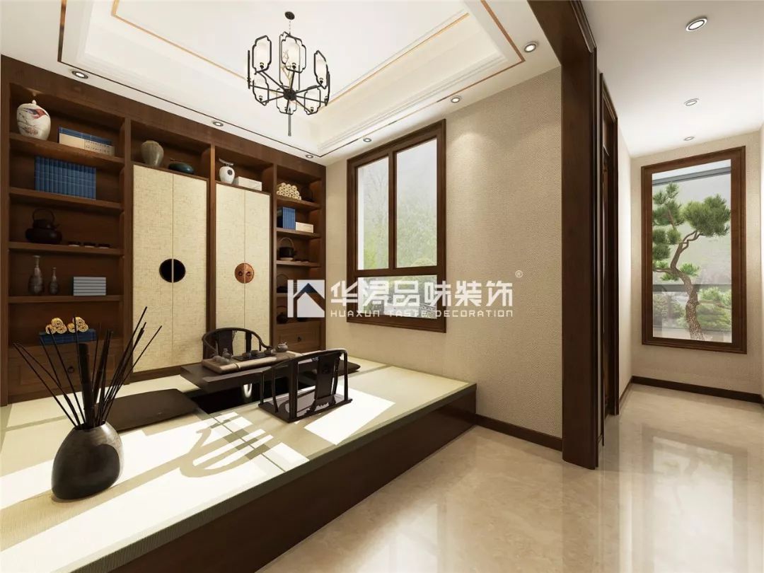 华浔·设计 | 泰州·华泽天下 300㎡新中式，山水意境，移步一景-53