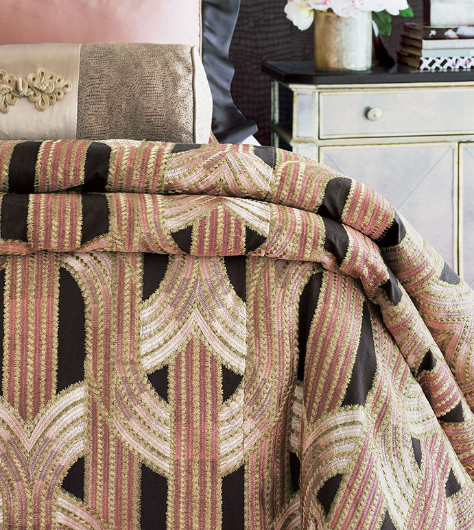 Art Deco 风格床品及枕头设计-11