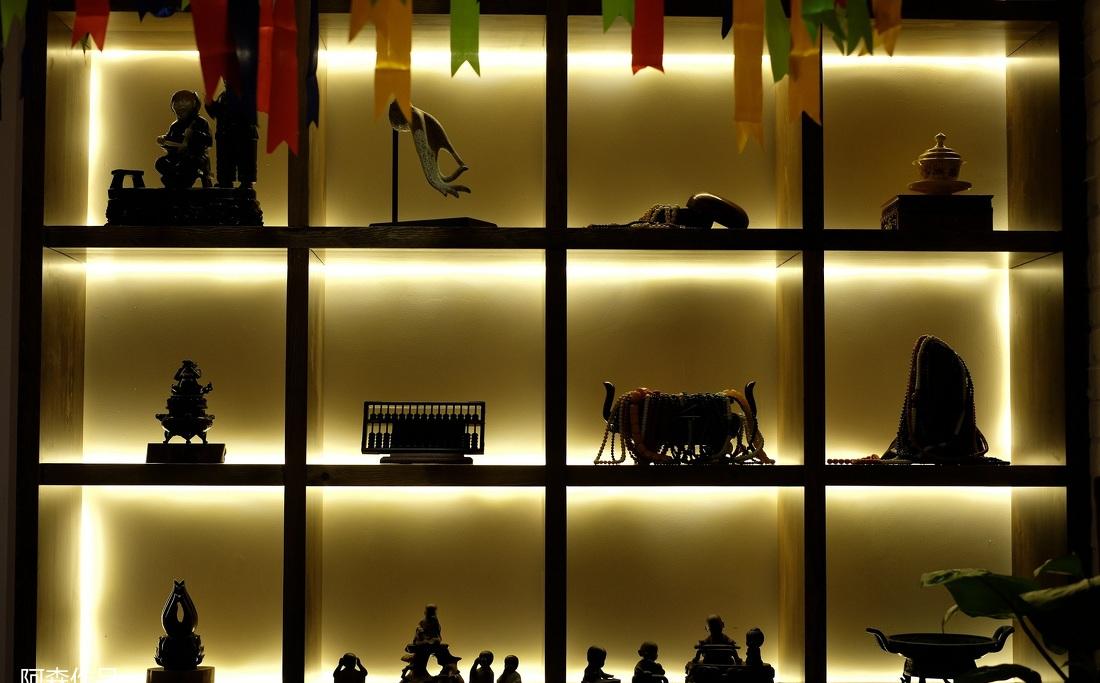 民宿设计师阿森丨重庆七隆藏传文玩会所-13