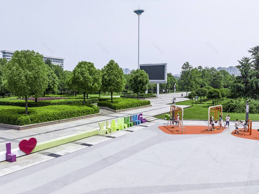 咸宁人民广场公园丨中国咸宁丨上海筑原景观规划设计有限公司-3