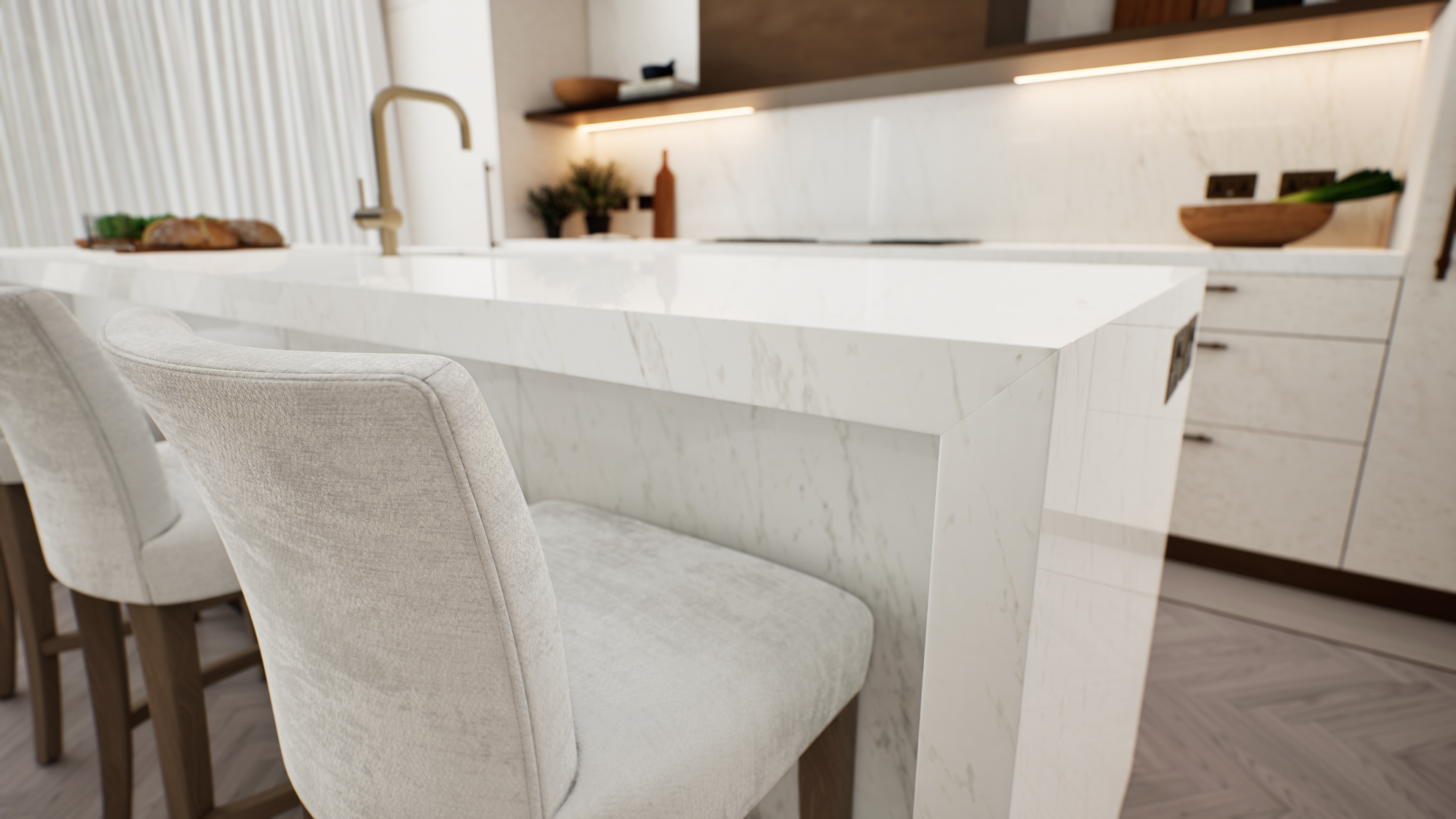 Kitchen & Living Area Visualization — Richmond, UK-20