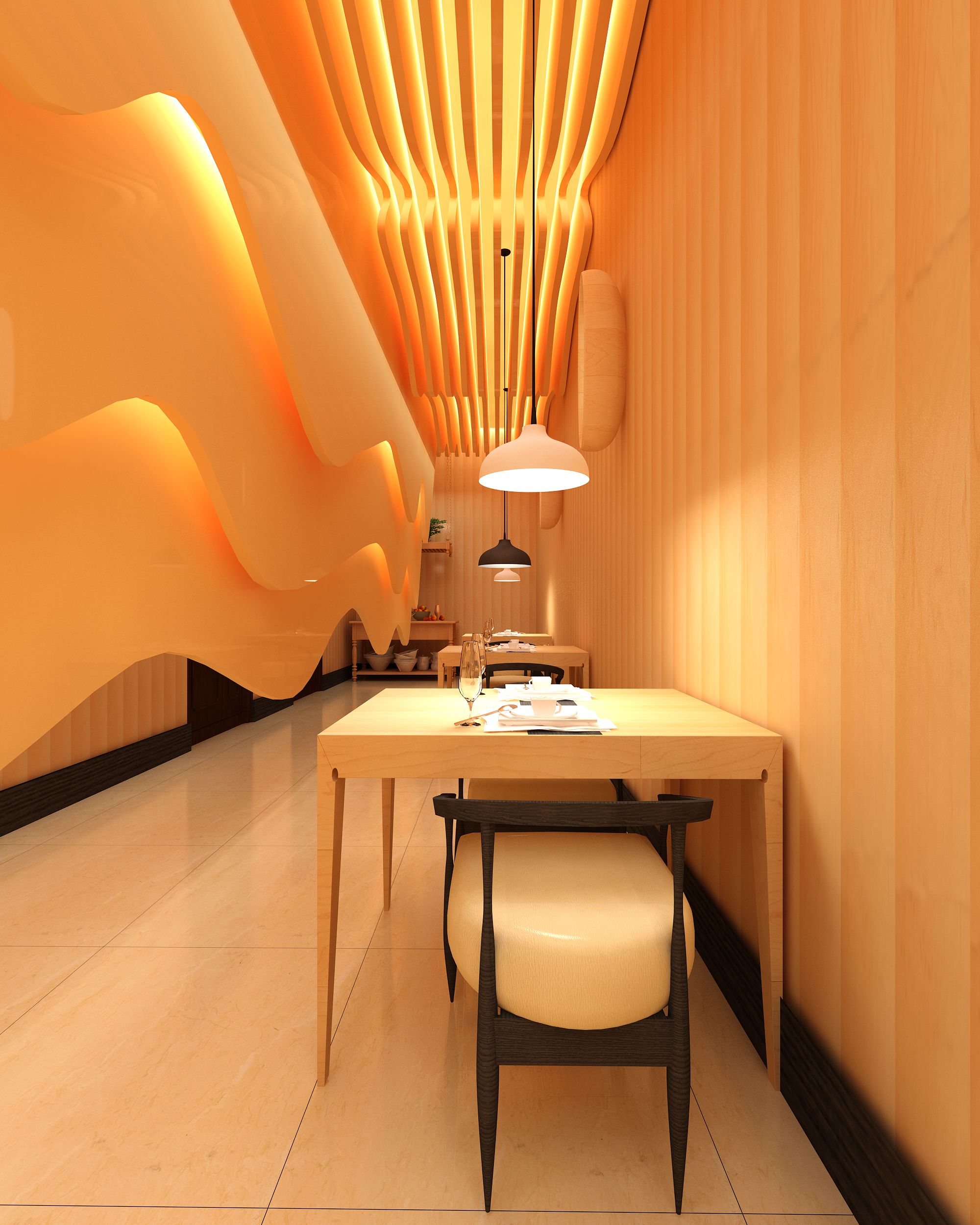 金色畅想 | 阳光海浪沙滩的餐厅设计-16