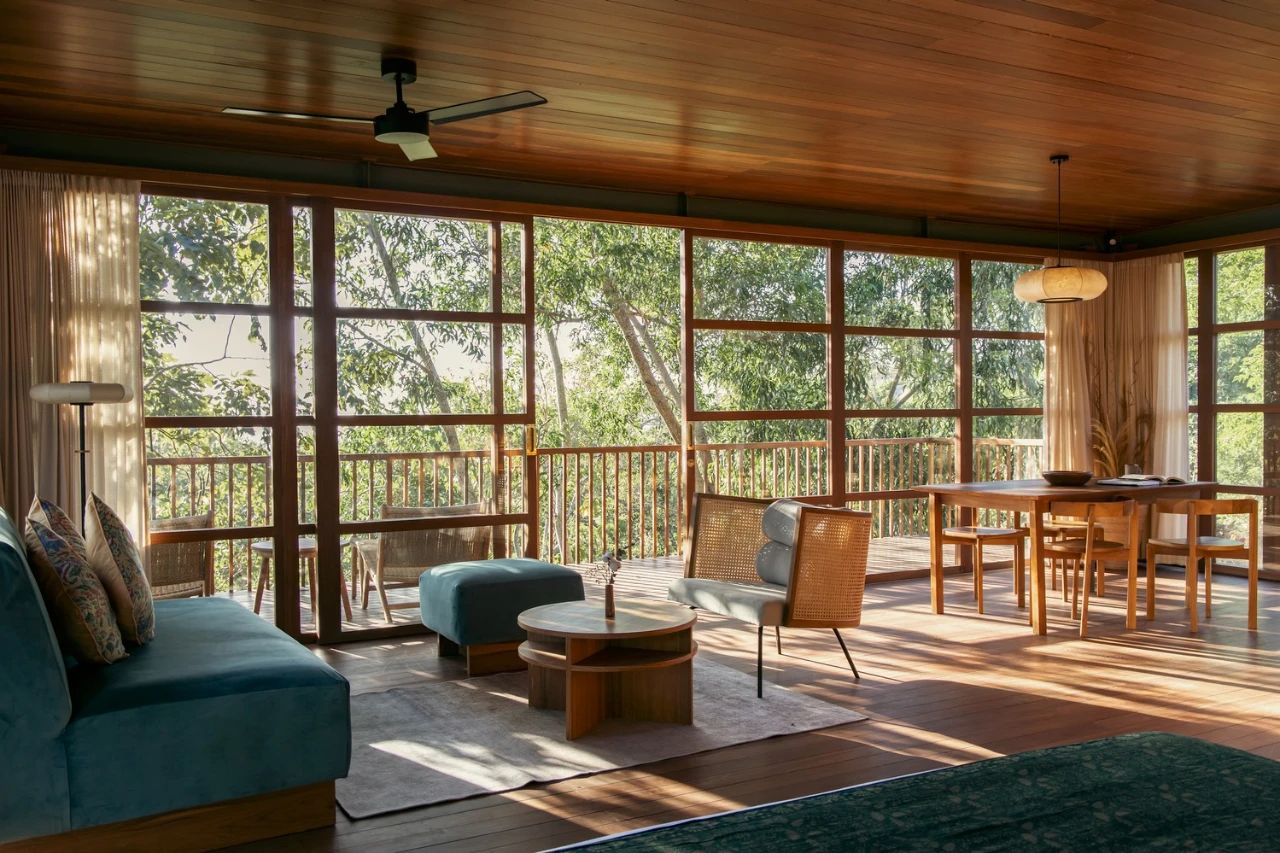 巴厘岛乌鲁瓦图树屋别墅丨印度丨Stilt Studios-9