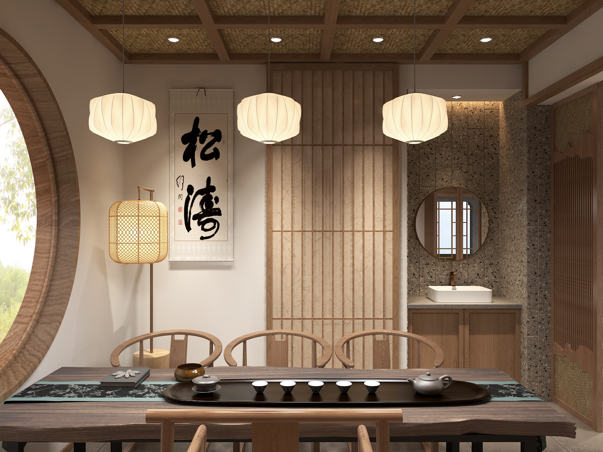 简约宋式风格民宿设计丨前意识设计工作室-15