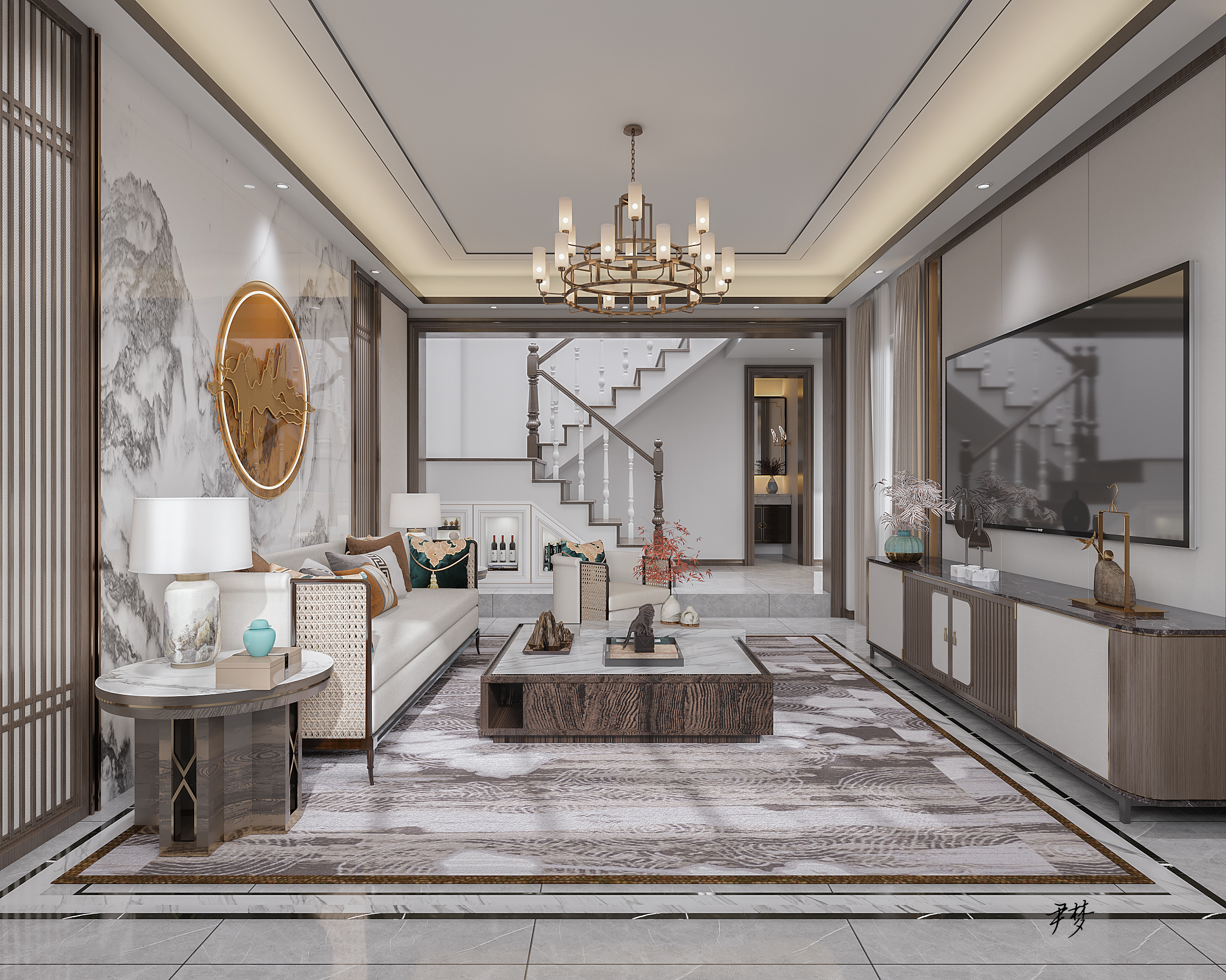 新中式诗意空间设计-5