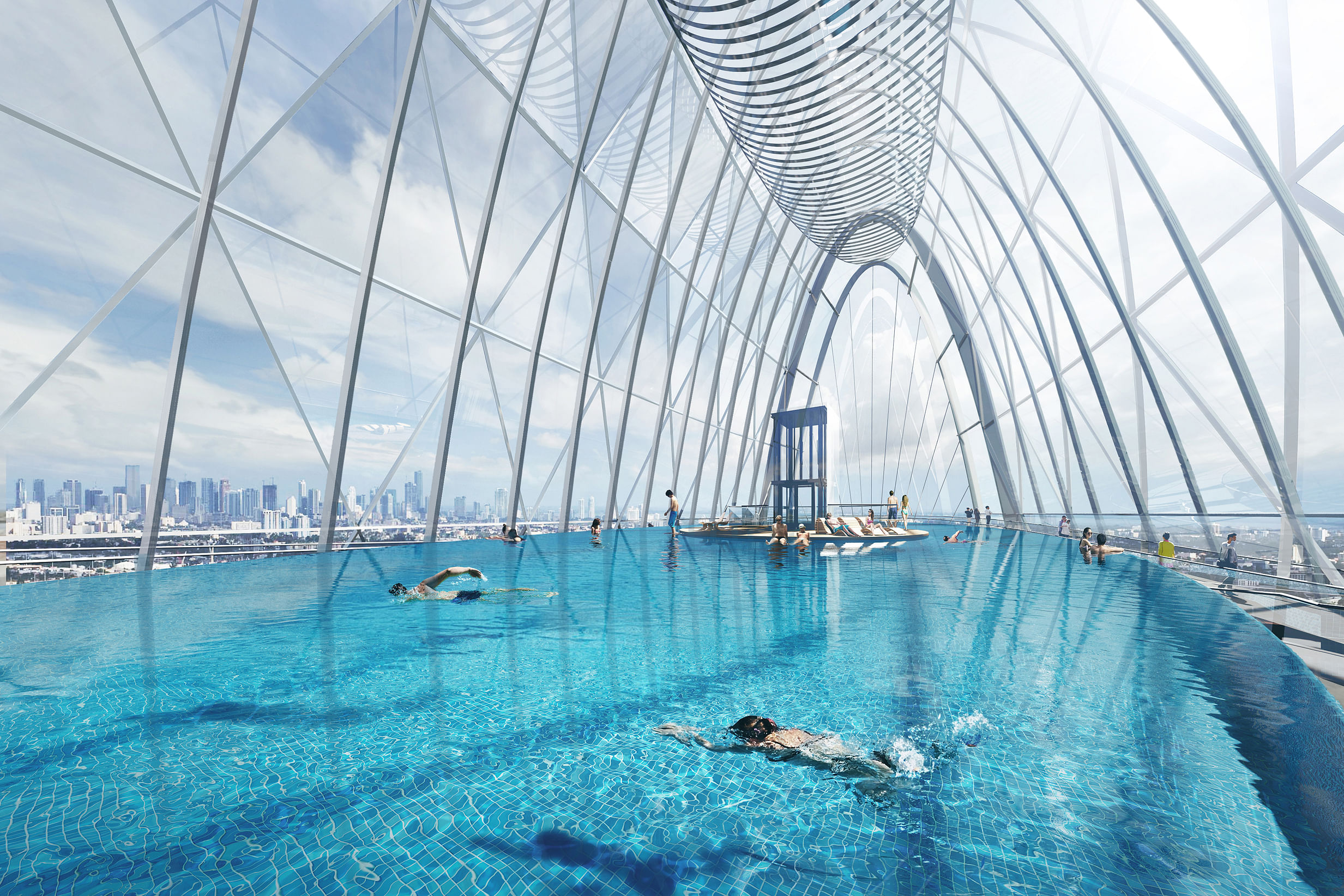 天山世界之门27和28地块丨中国石家庄丨Aedas-36