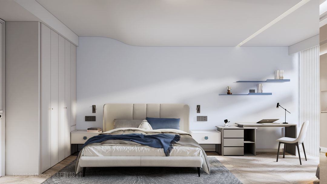 月光梦境 · 法式轻奢亲子住宅设计丨中国福州丨红瓦设计团队-62