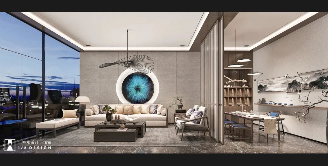 美容理发店精致设计丨半杯水工作室-57