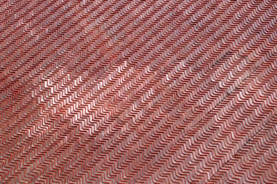 波浪纹红土瓦 tiles 立面住宅设计-26