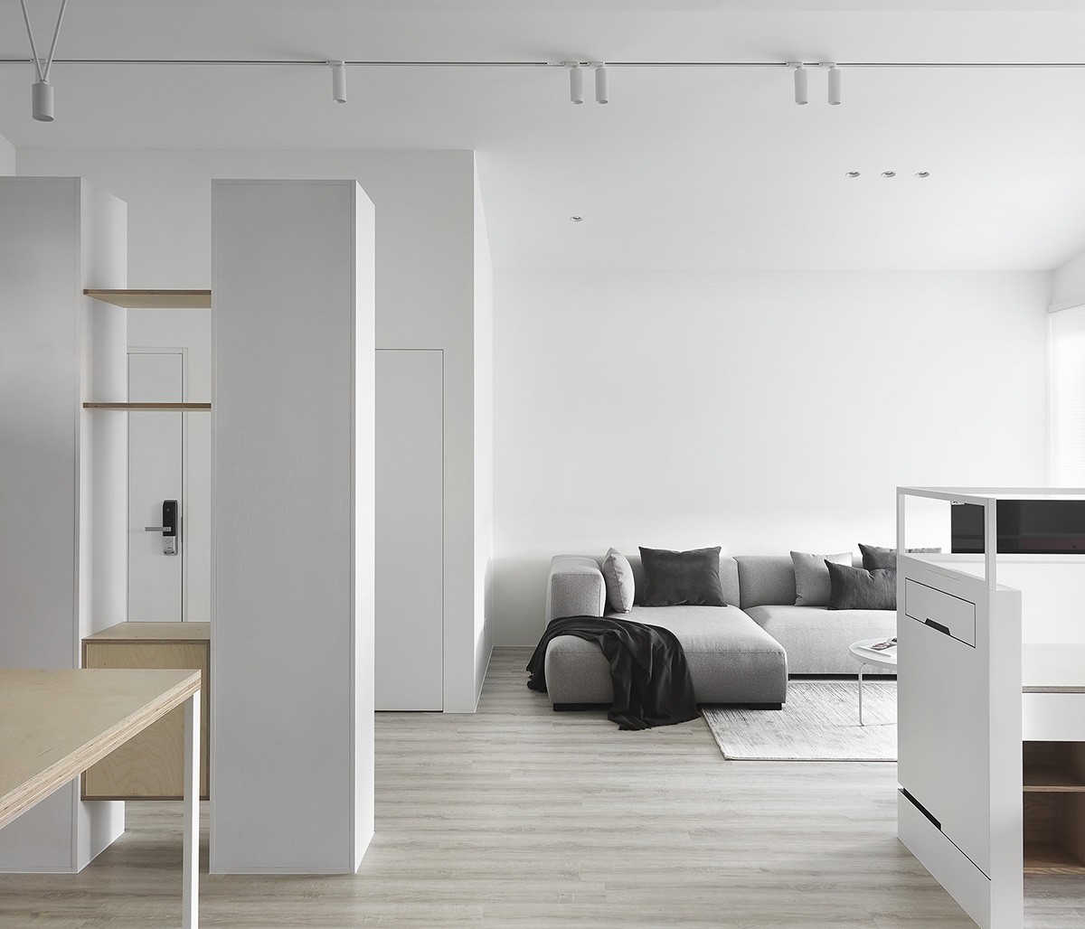 新澄设计 | 165m2 纯白空气感亲子宅，纯粹的生活本质！-7