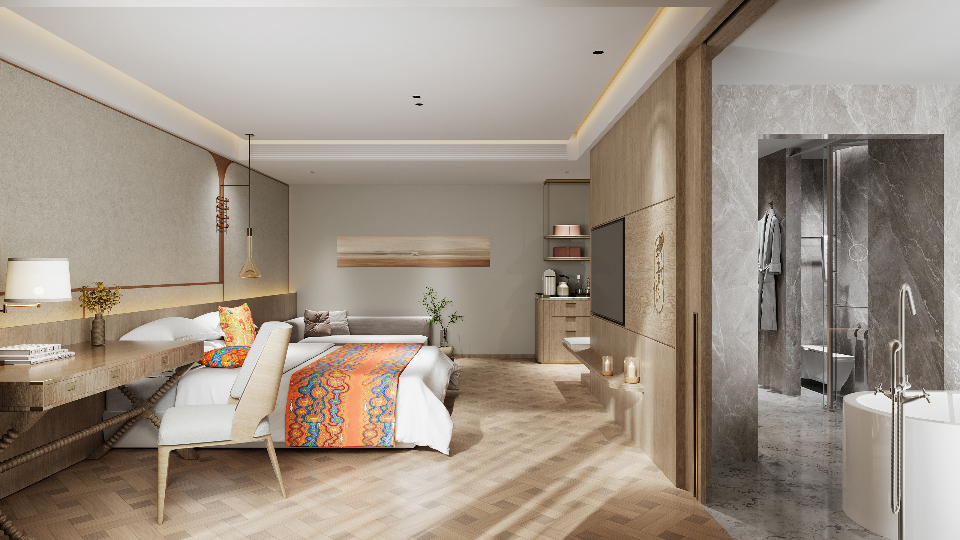 酒店设计方案效果图-39