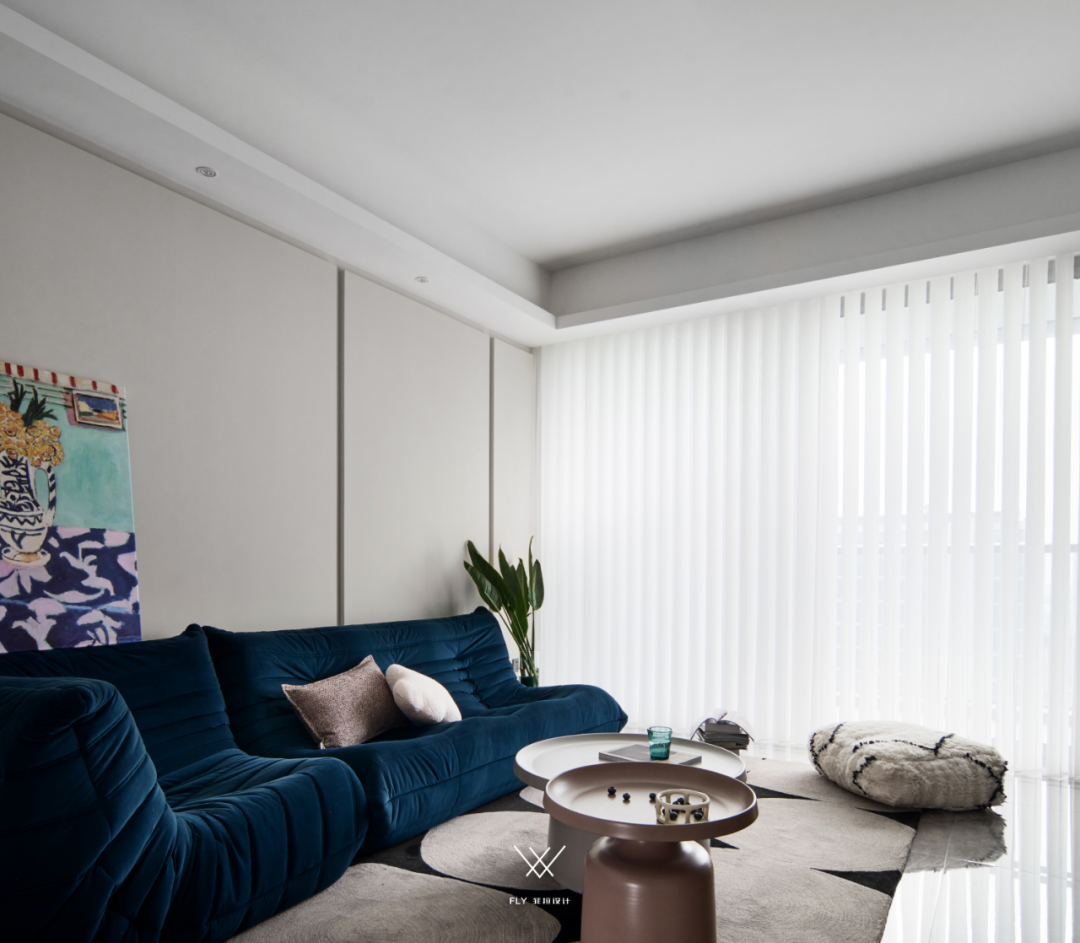 奶油色调的现代简约家居设计丨中国杭州丨菲拉设计-24