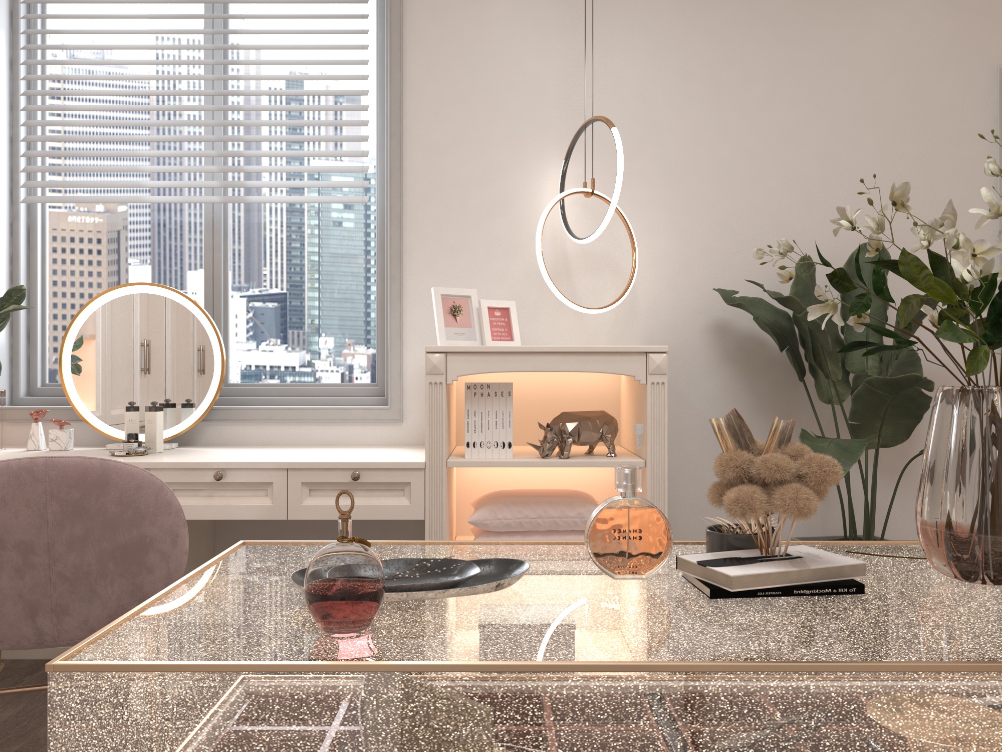 豪华更衣室设计丨Nada Abdalla-11