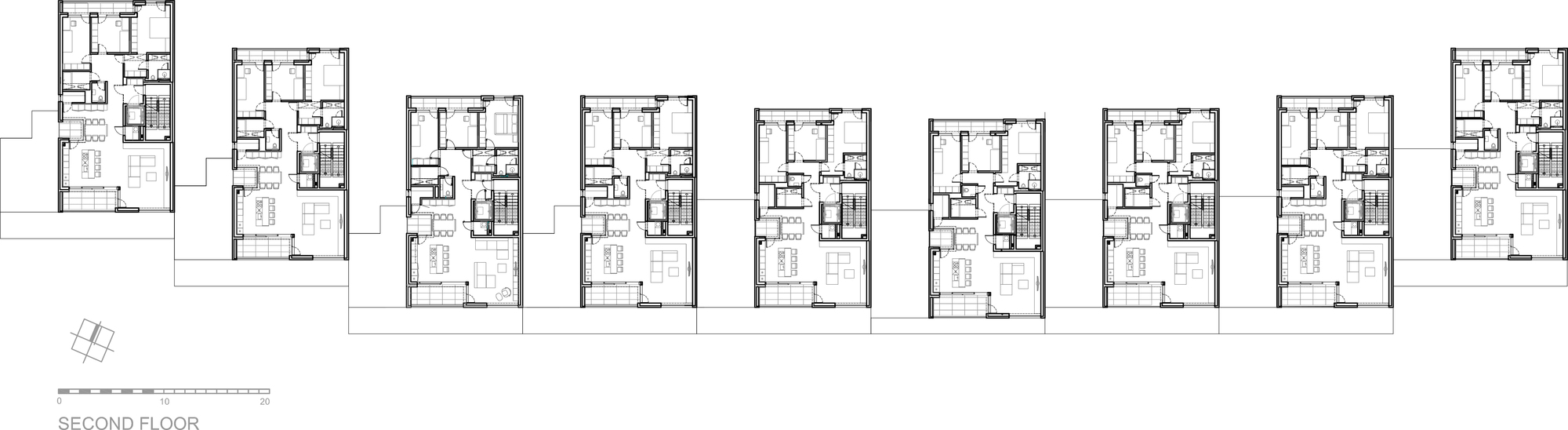 Roličky Houses · 融入环境的公寓建筑-28