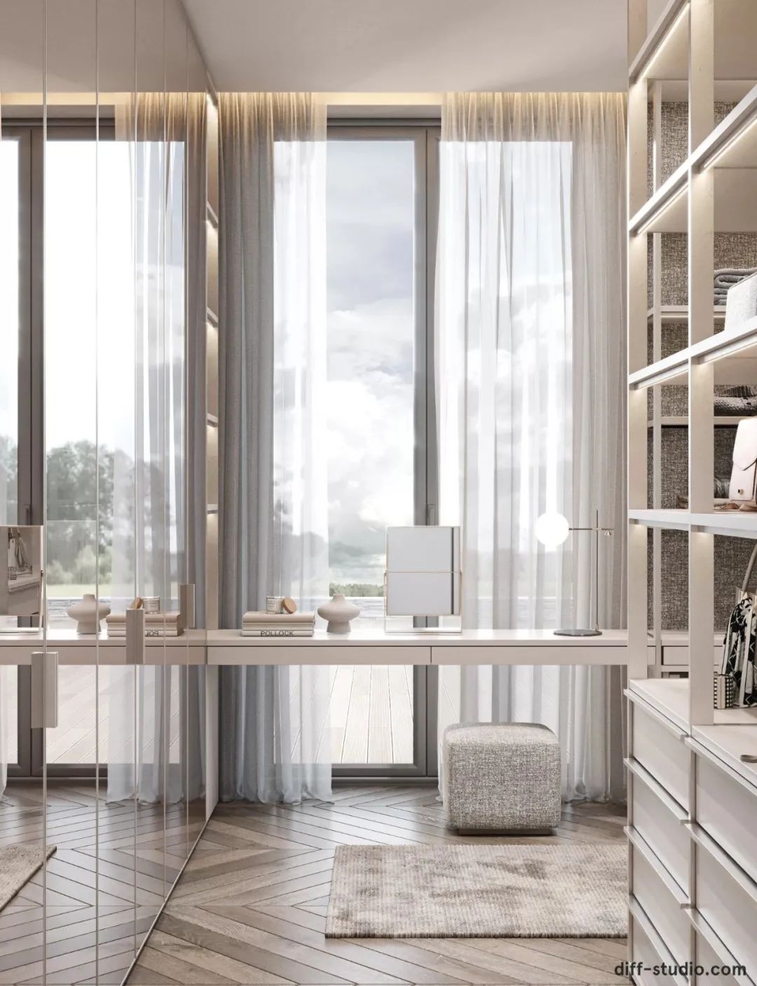 乌克兰基辅 1600㎡新古典奢华大宅丨Diff.Studio-73