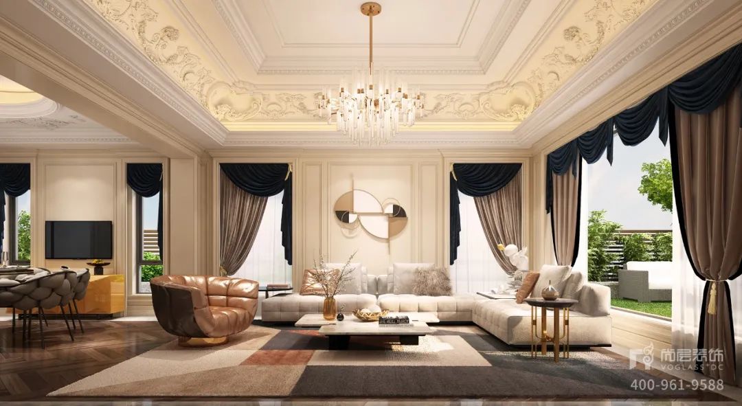 尚层装饰 | 法式浪漫嵌入生活,简约色调打造精致品味-26