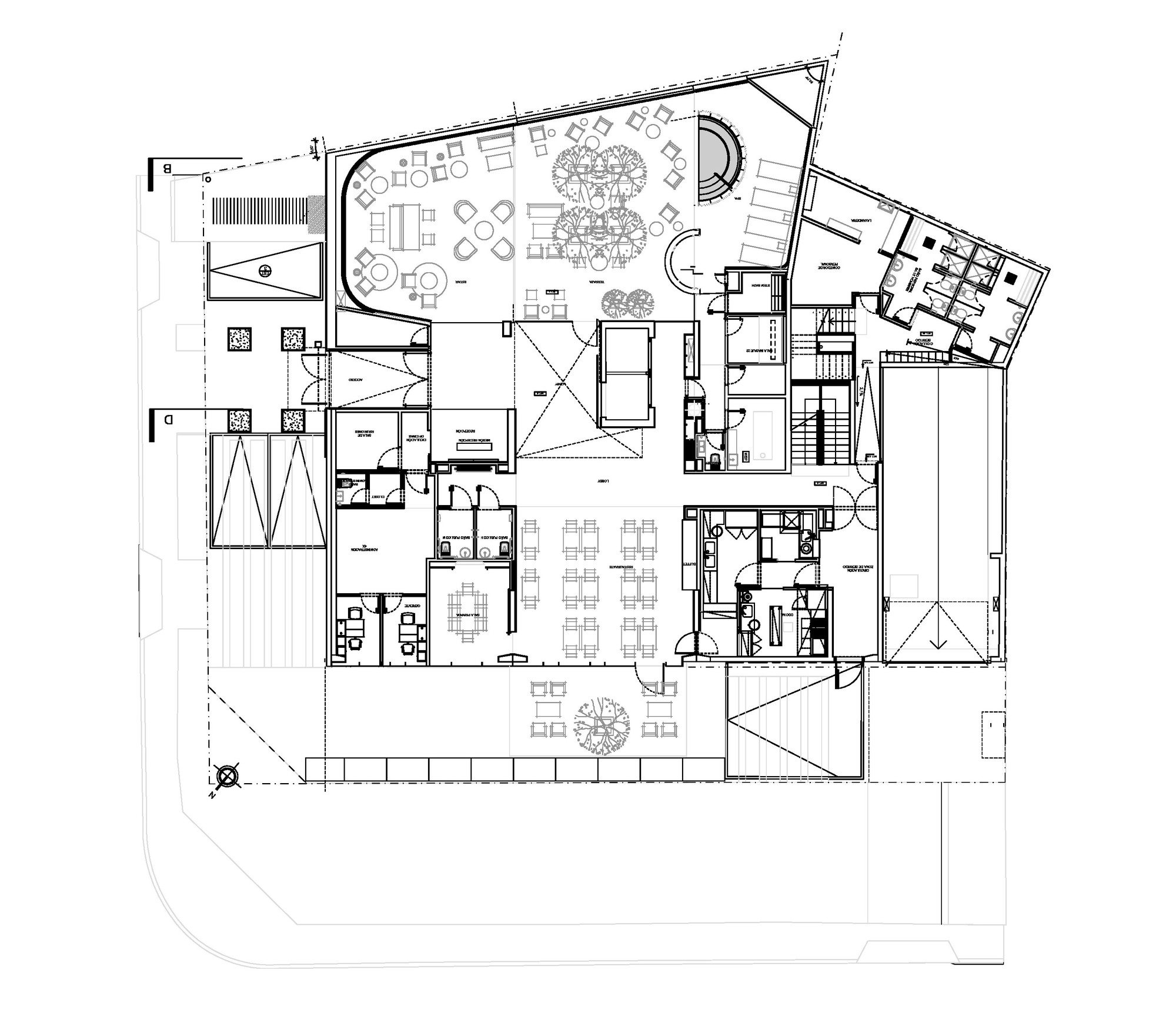 智利圣地亚哥 Ladera 酒店——自然与文化的完美融合-4