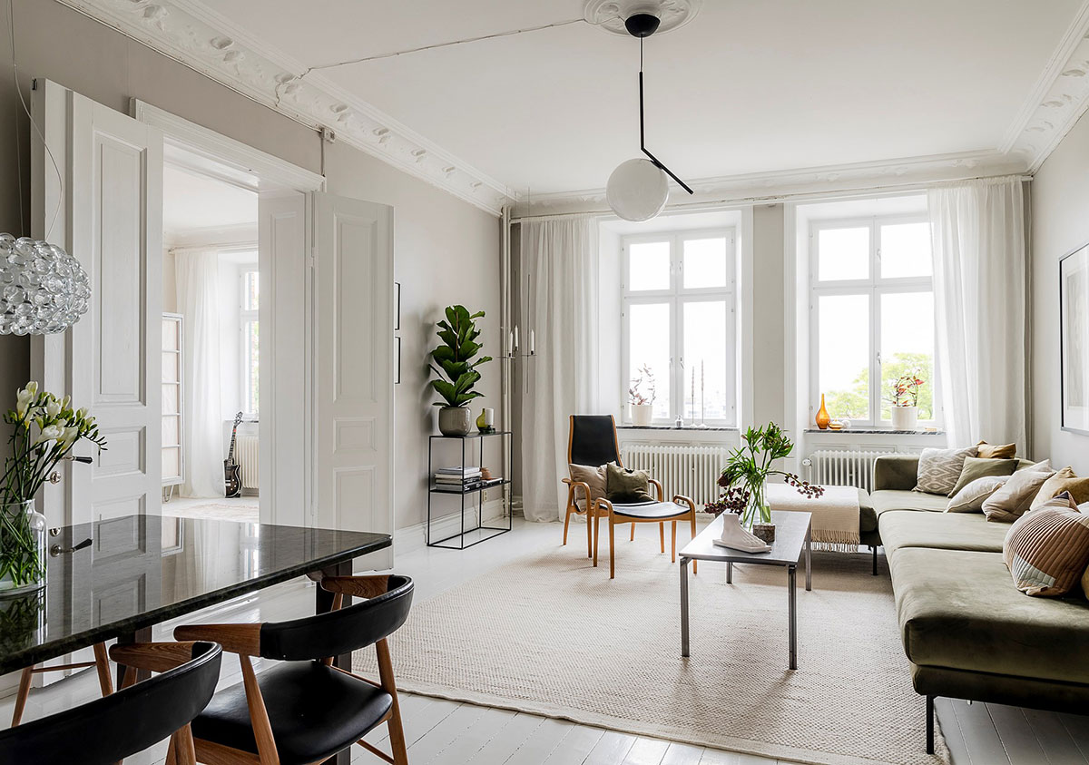 格特堡优雅斯堪的纳维亚公寓-2