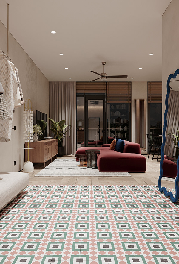 64㎡多彩小空间公寓设计-5