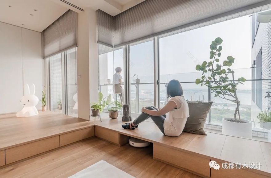 原木温润现代简约景观宅丨思锐-30