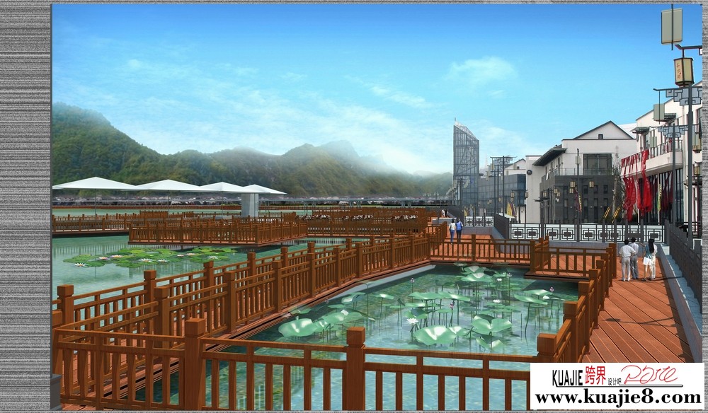 武当山新区 太极湖栈道景观-13