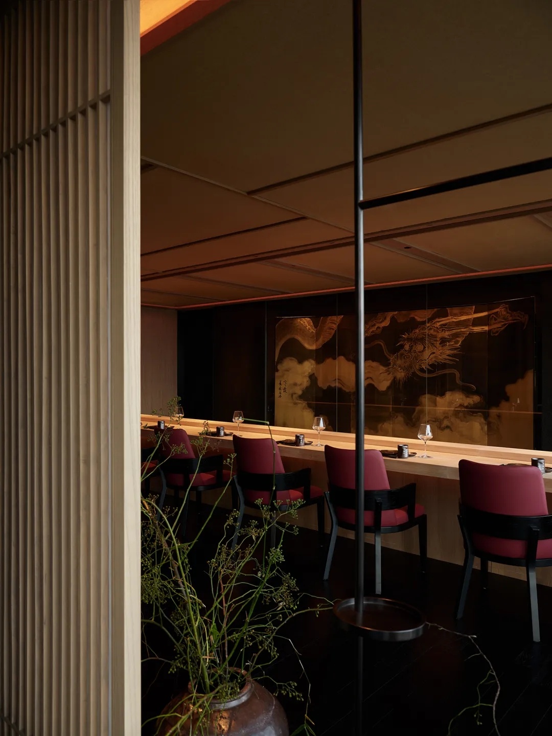 鸣辉正本料理宁波东部店丨中国宁波丨李一设计师事务所-30