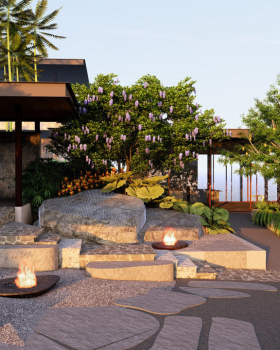 Kosh Retreat 别墅景观