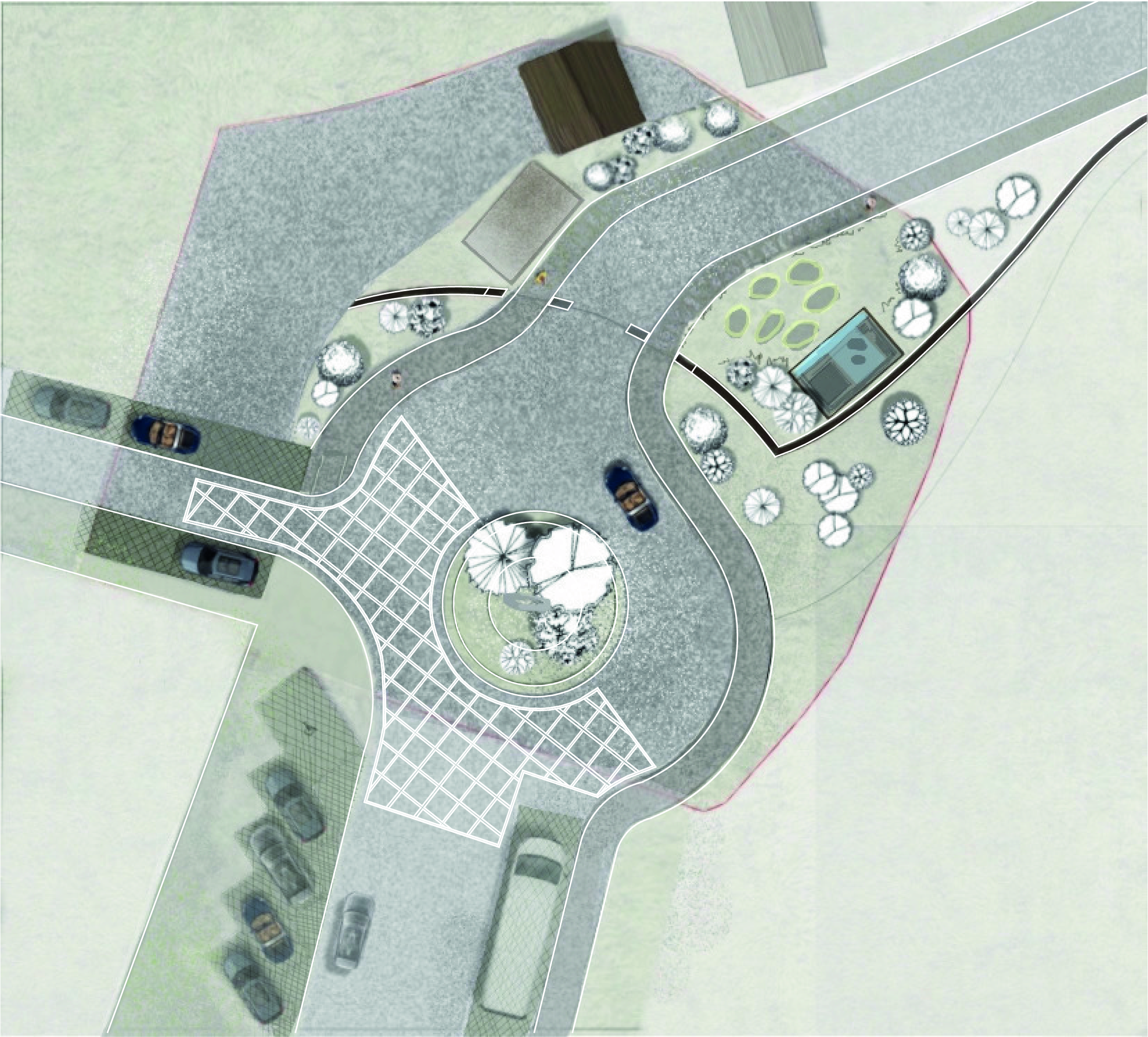 Дизайн-проект благоустр.вход.гр. "Ботанический сад ЮФУ"-0