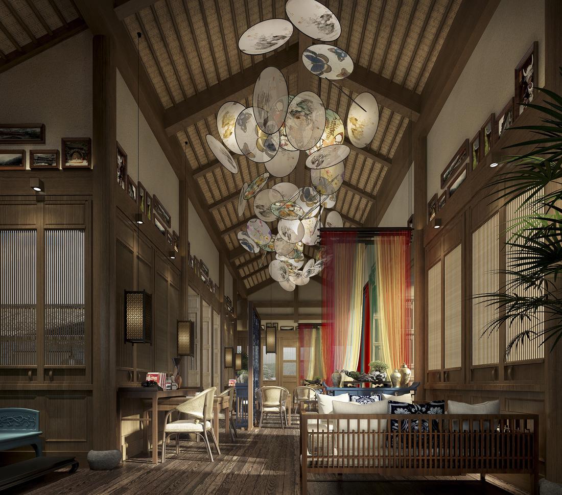 西江苗寨西街销售中心设计-1