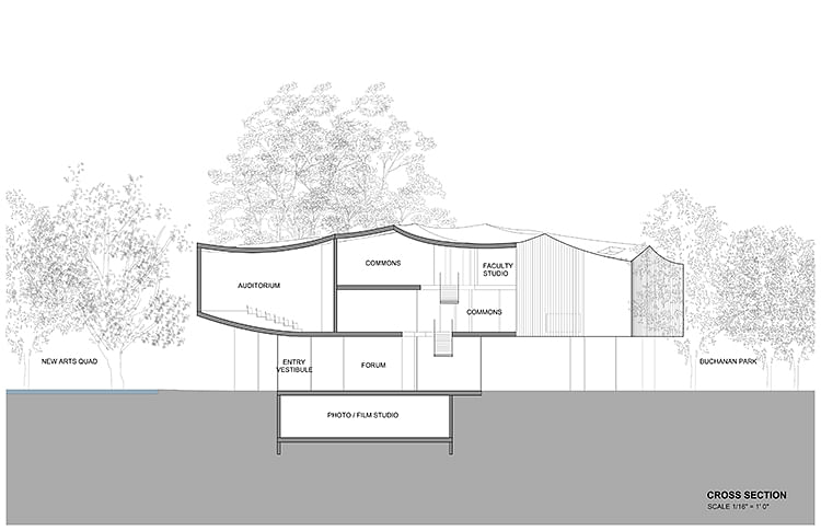 富兰克林与马歇尔学院新视觉艺术大楼丨Steven Holl Architects-15