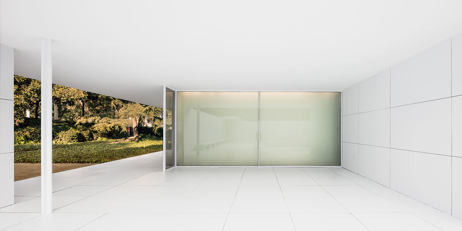 褪去材质的巴塞罗那 Mies van der Rohe Pavilion-60