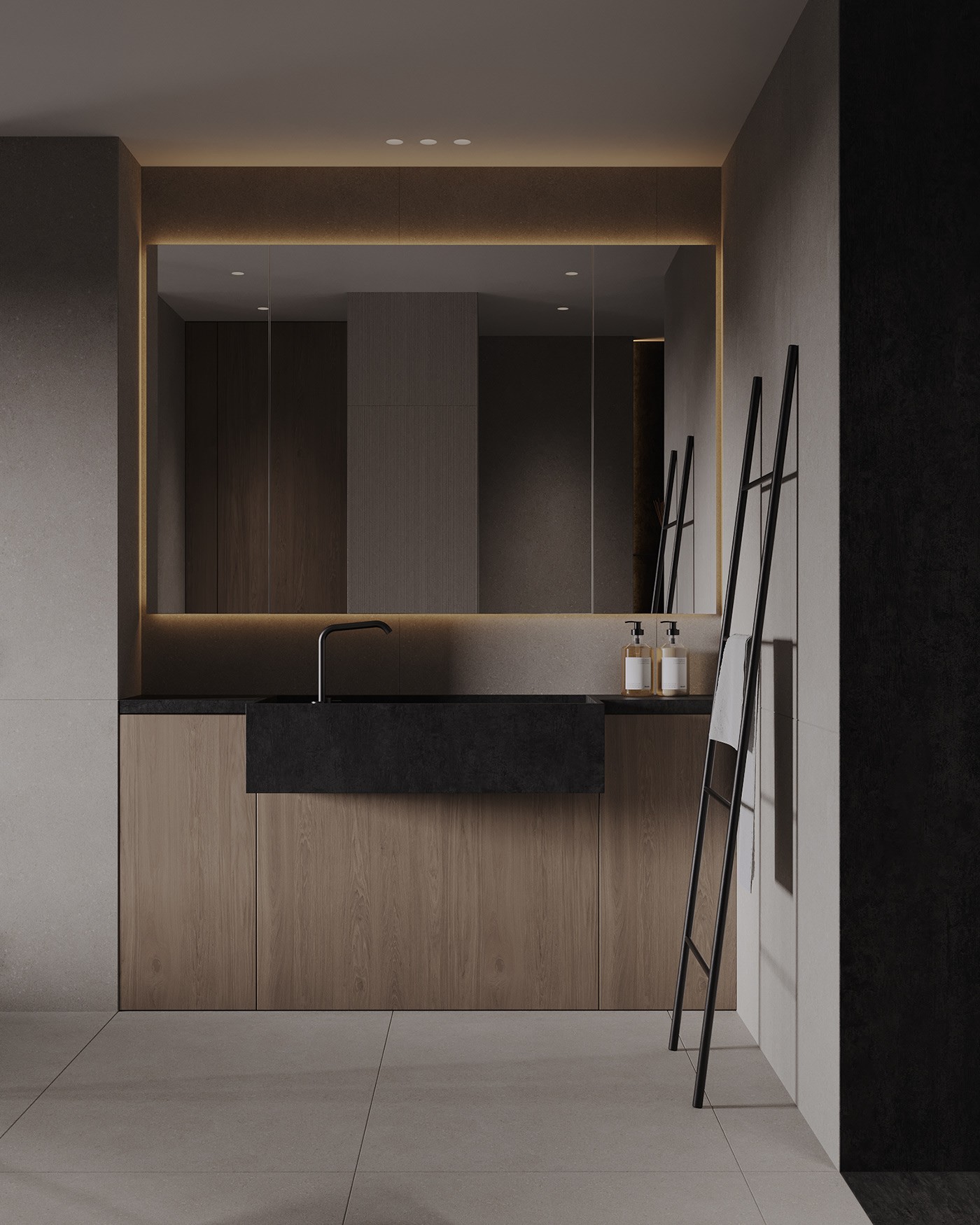 深色系小空间公寓设计-9