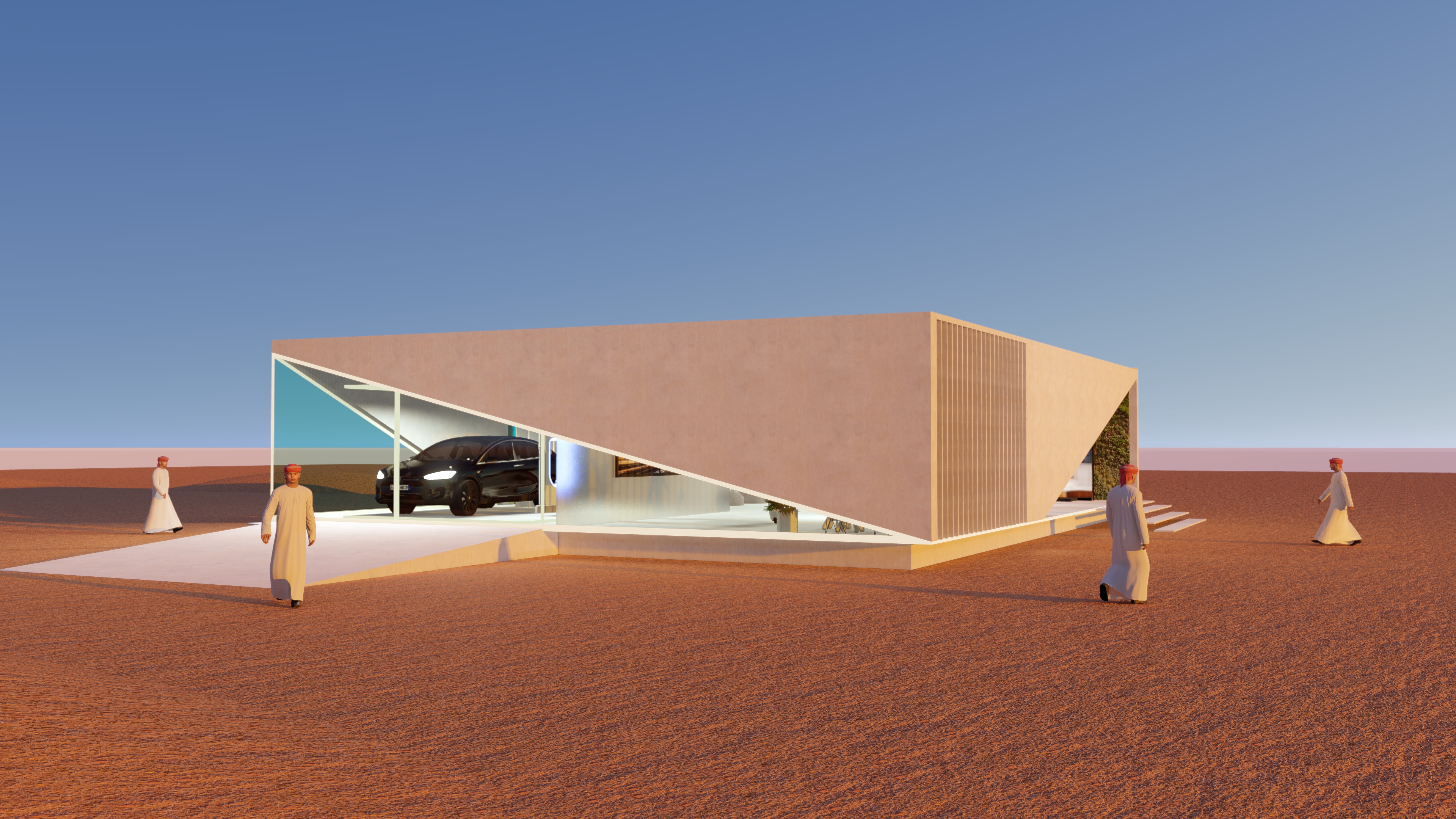 电动方程式展馆概念丨沙特阿拉伯丨Back to Work 机构-4