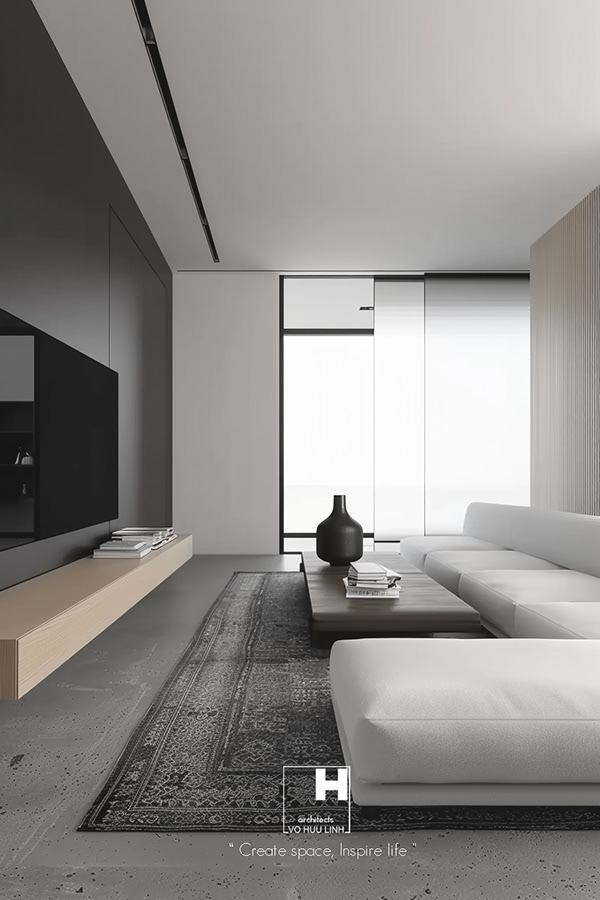 黑白别墅丨越南丨Vo Huu Linh Architects-7