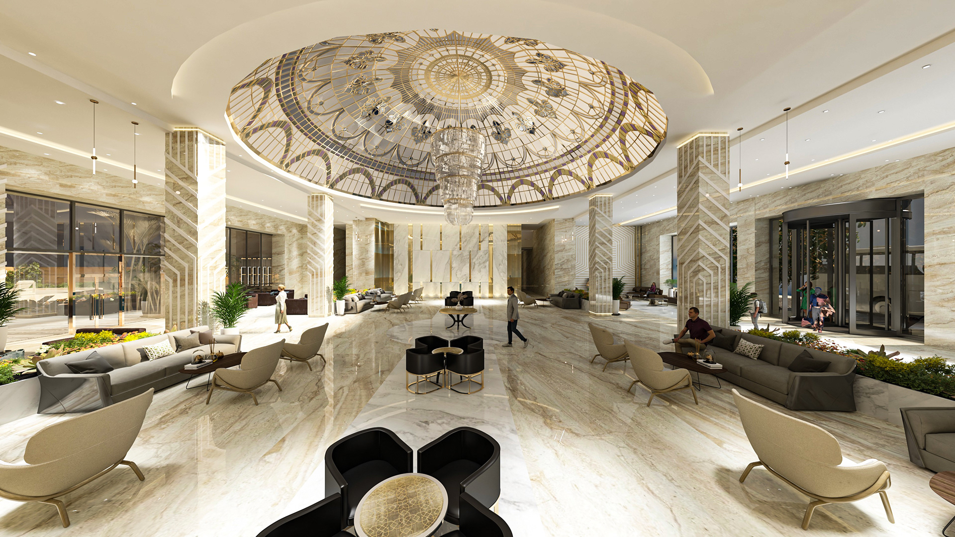 酒店大堂设计-10