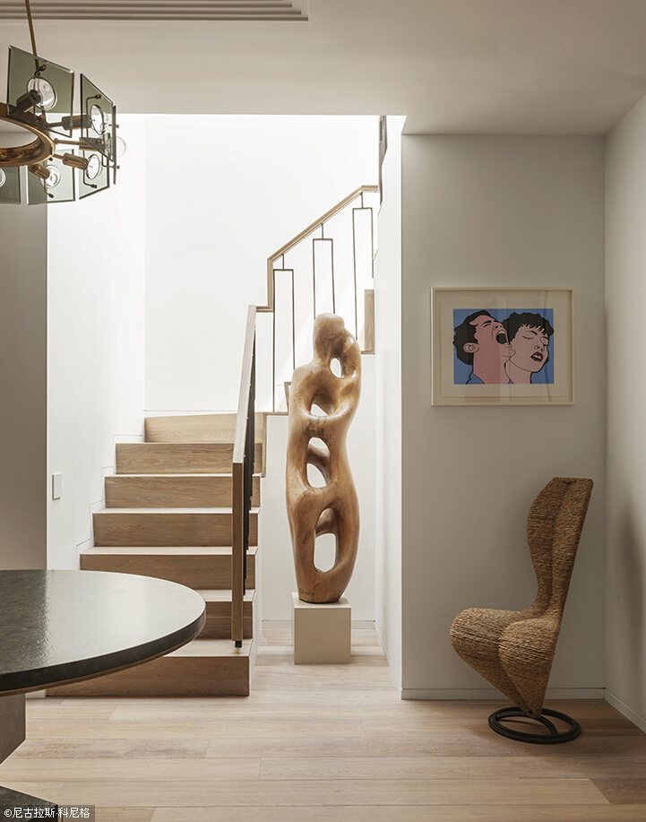 豪华别墅 现代风格Downing Street Townhouses 美国 纽约 别墅-13