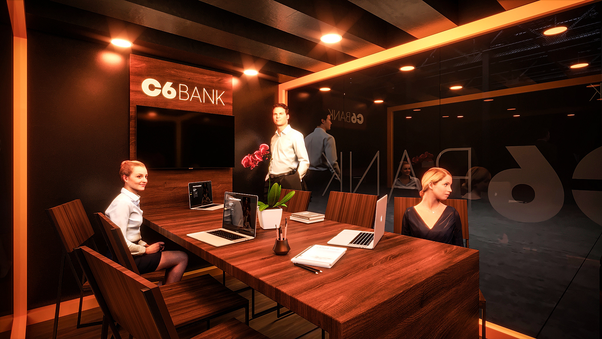 C6 Bank 展览摊位设计丨Paulo Rodrigues | Pê High Decô-10