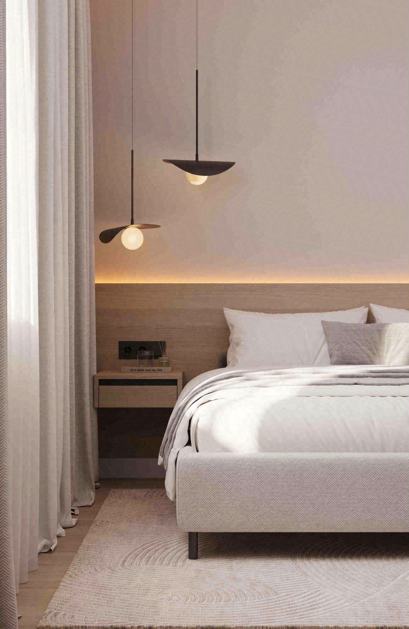 Интерьер частного дома, 140 м2, современный-3