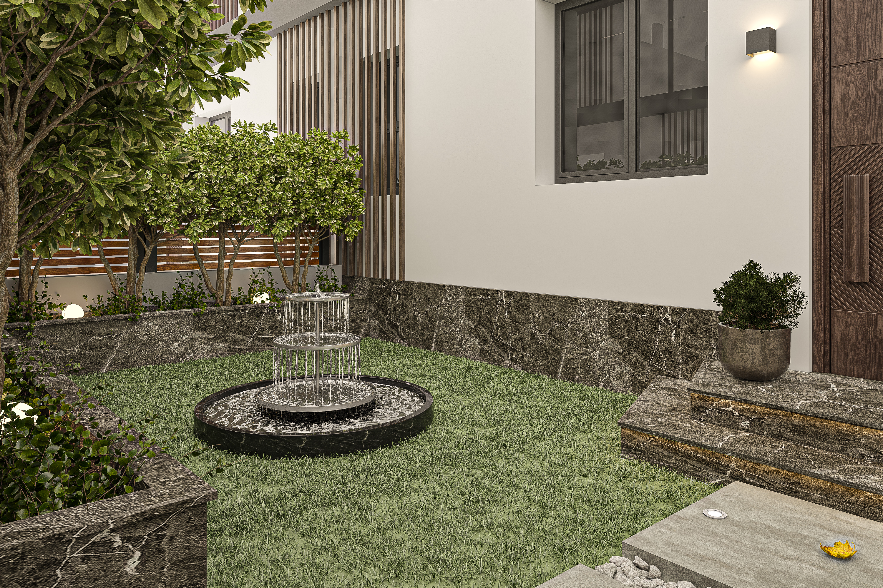 Entrance + Backyard design-0