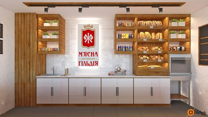 “МЯСНАЯ ГИЛЬДИЯ”品牌连锁商店新格式店丨“Artichok Design”-23