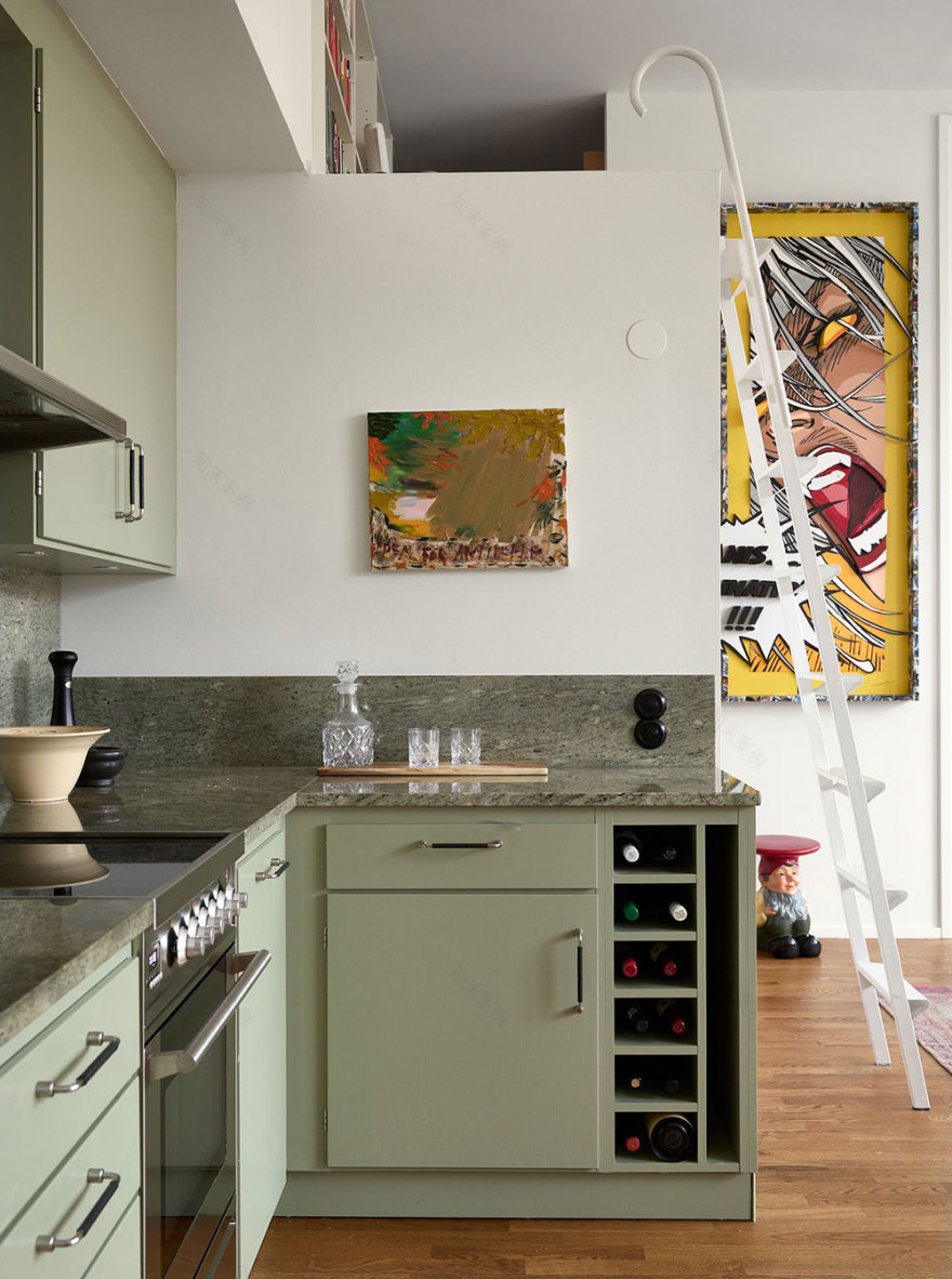 斯德哥尔摩前邮局改造的活力阁楼公寓-12