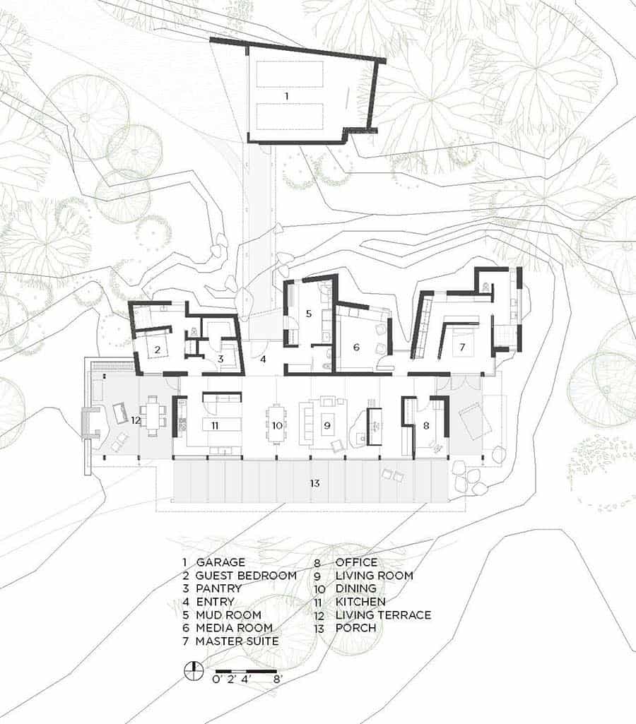 An intimate retreat tucked into a forest overlooks serene Puget Sound-19